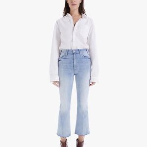 MOTHER The Hustler Ankle Fray Jeans